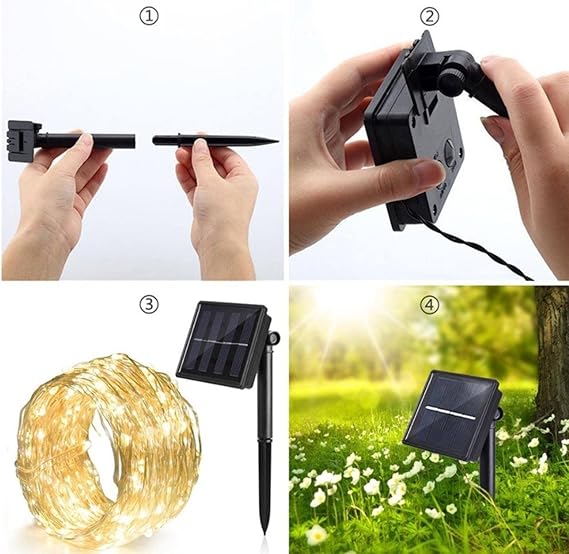 Solar LED Strip Lights with Multi✨️💡