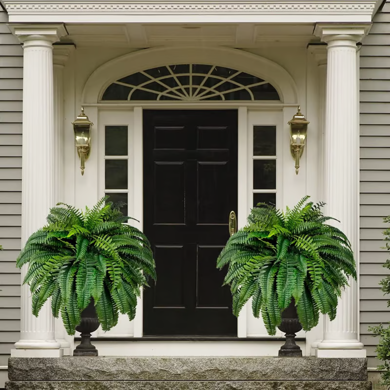 🌿UV Resistant Lifelike Artificial Boston Fern– Stay Green All Year!