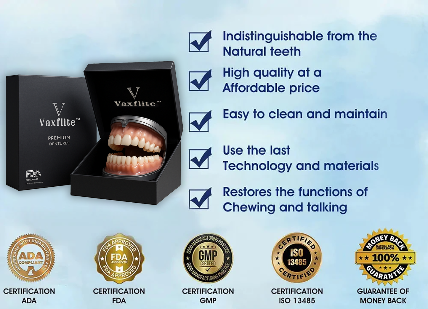 🇩🇪 Vaxflite™ – Germany Custom-Crafted Dentures for a Seamless, High-End Smile