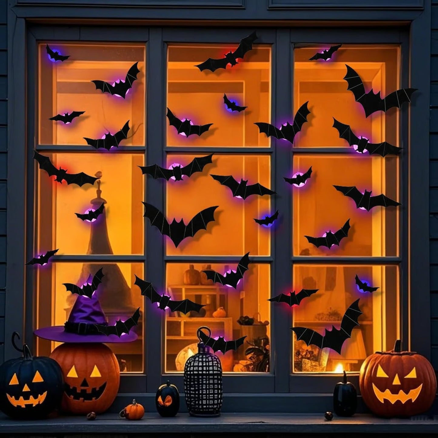 🦇 Don't Settle for Lame Decor! 🦇 Professionally Scare Trick-or-Treaters with Our Motion-Activated LED Bats! 🌧️✨ Limited Stock – Buy Now!(副本)