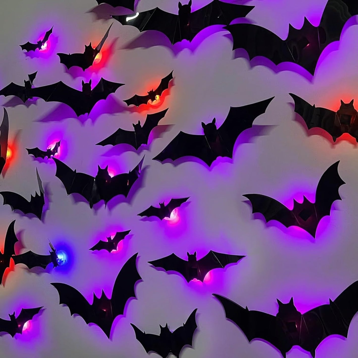 🦇 Don't Settle for Lame Decor! 🦇 Professionally Scare Trick-or-Treaters with Our Motion-Activated LED Bats! 🌧️✨ Limited Stock – Buy Now!(副本)