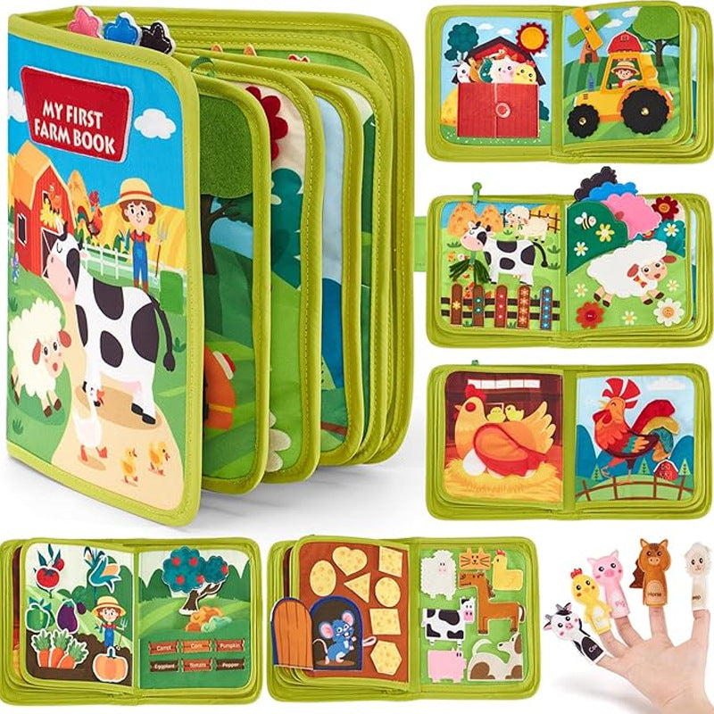 Interactive Felt Learning Board – Enhance Kids’ Motor Skills and Creativity