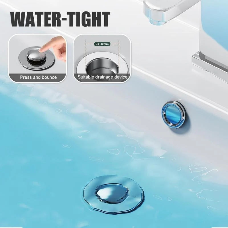 ❄️Winter Sale: Bathroom Sink  Universal Pop Up Sink Drain Filter