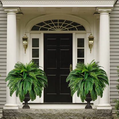 🌿UV Resistant Lifelike Artificial Boston Fern– Stay Green All Year!