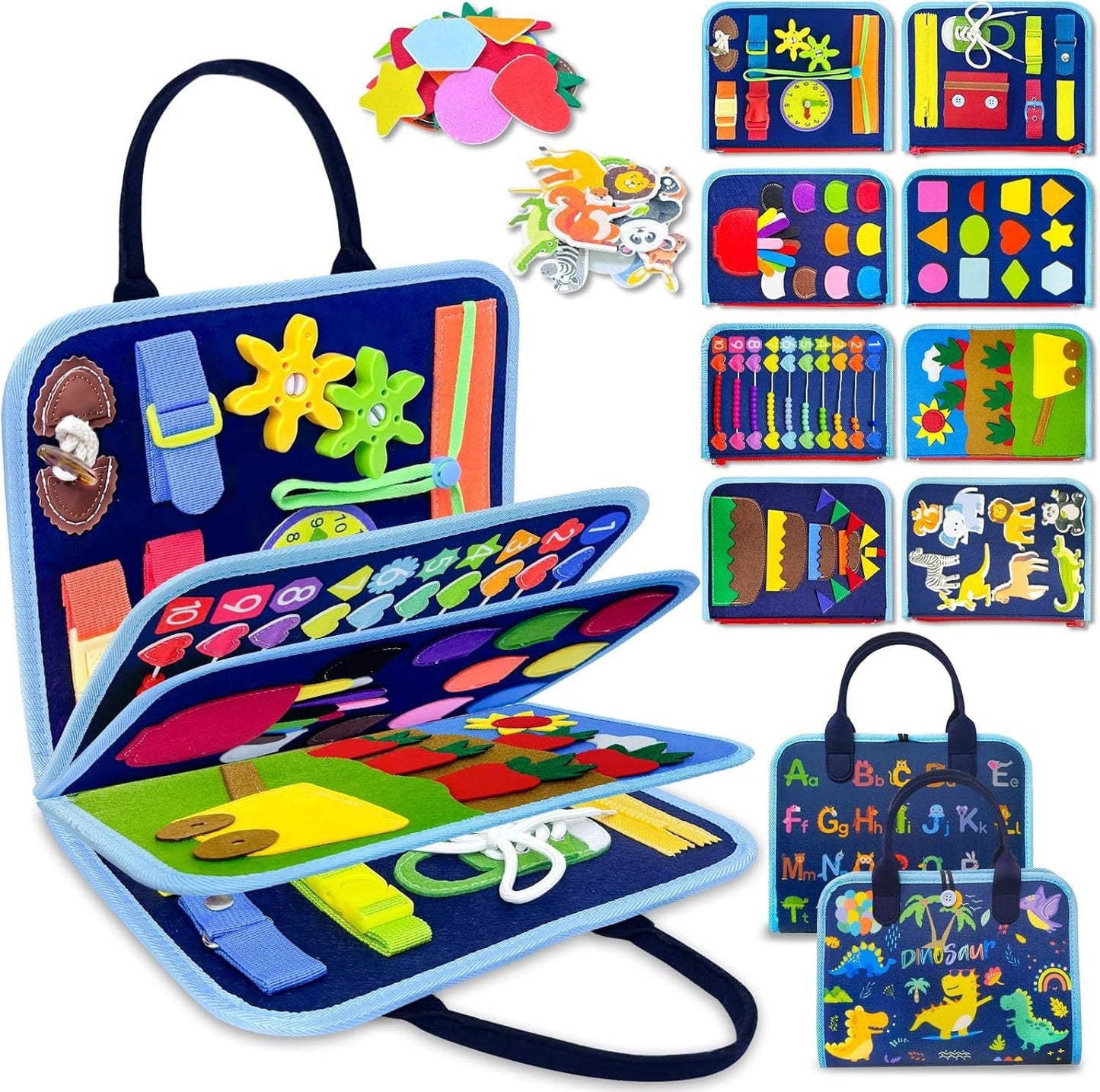 Interactive Felt Learning Board – Enhance Kids’ Motor Skills and Creativity