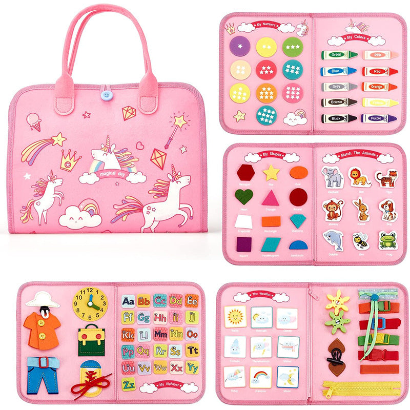 Interactive Felt Learning Board – Enhance Kids’ Motor Skills and Creativity