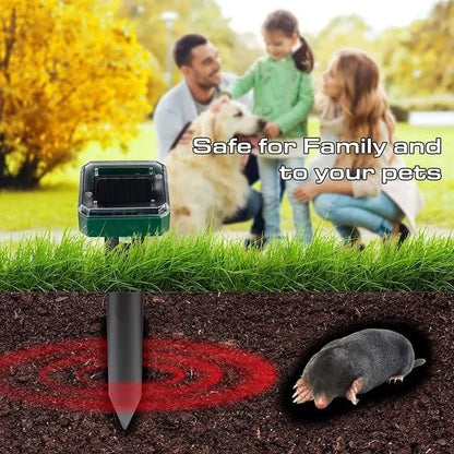 🔥Solar Power Mouse Mole Snakes Pest Rodent Repeller🔥