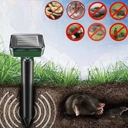 🔥Solar Power Mouse Mole Snakes Pest Rodent Repeller🔥