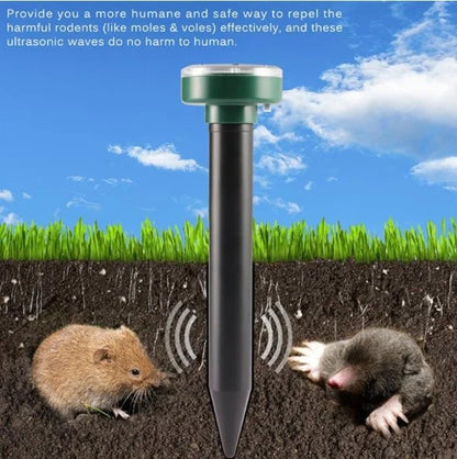 🔥Solar Power Mouse Mole Snakes Pest Rodent Repeller🔥